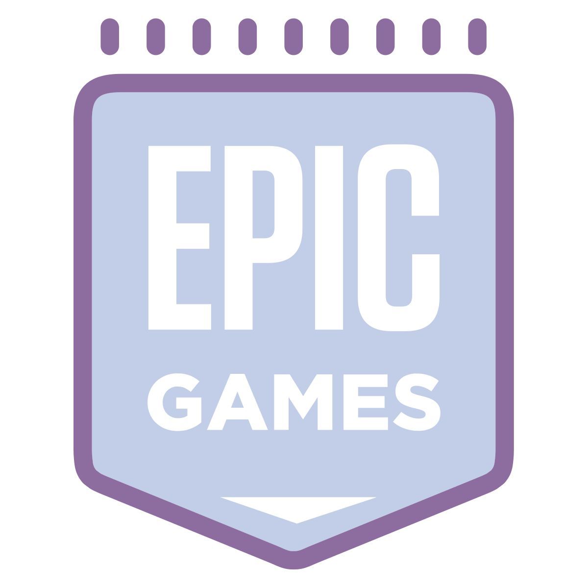 cute color style epic games icon