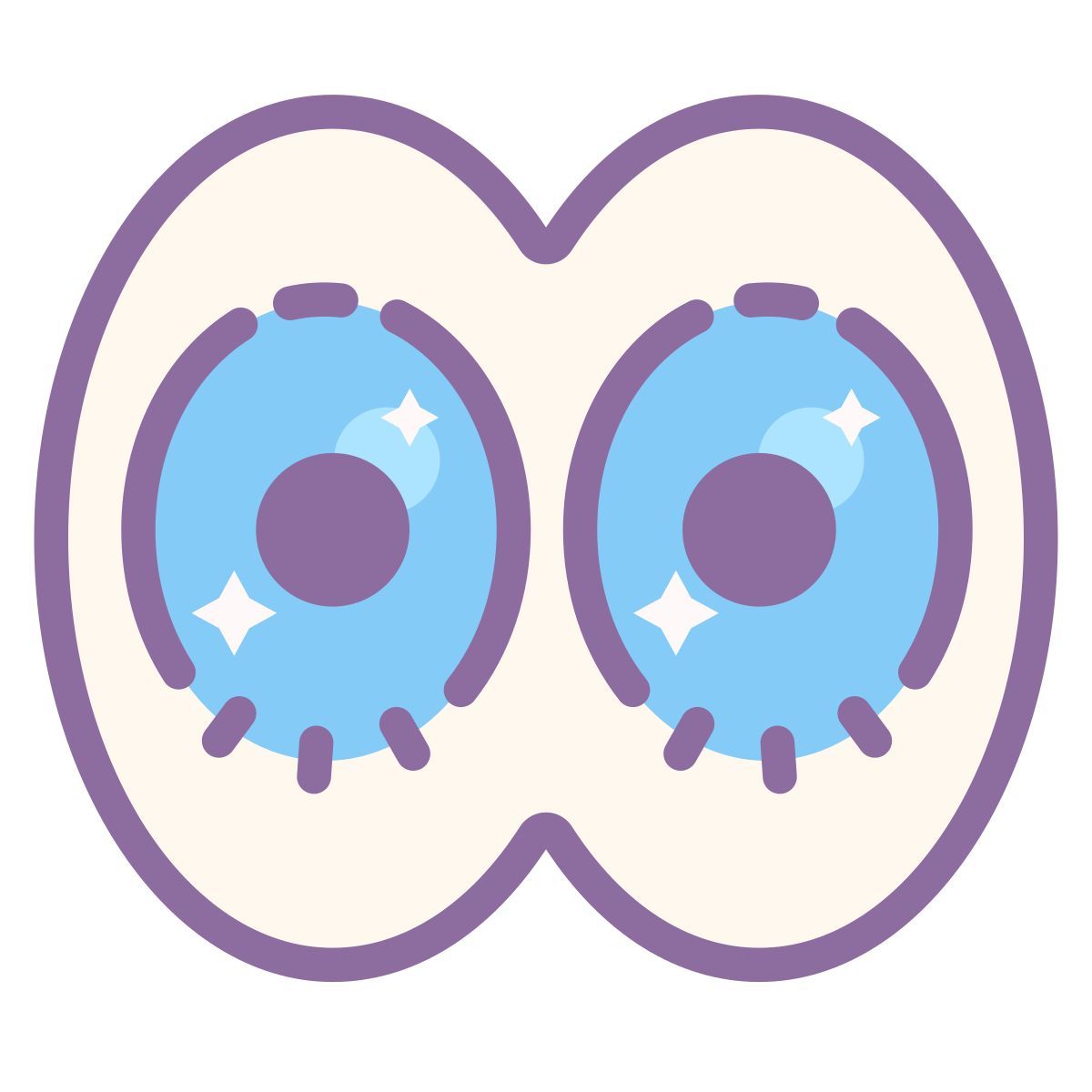 cute color style suchen icon