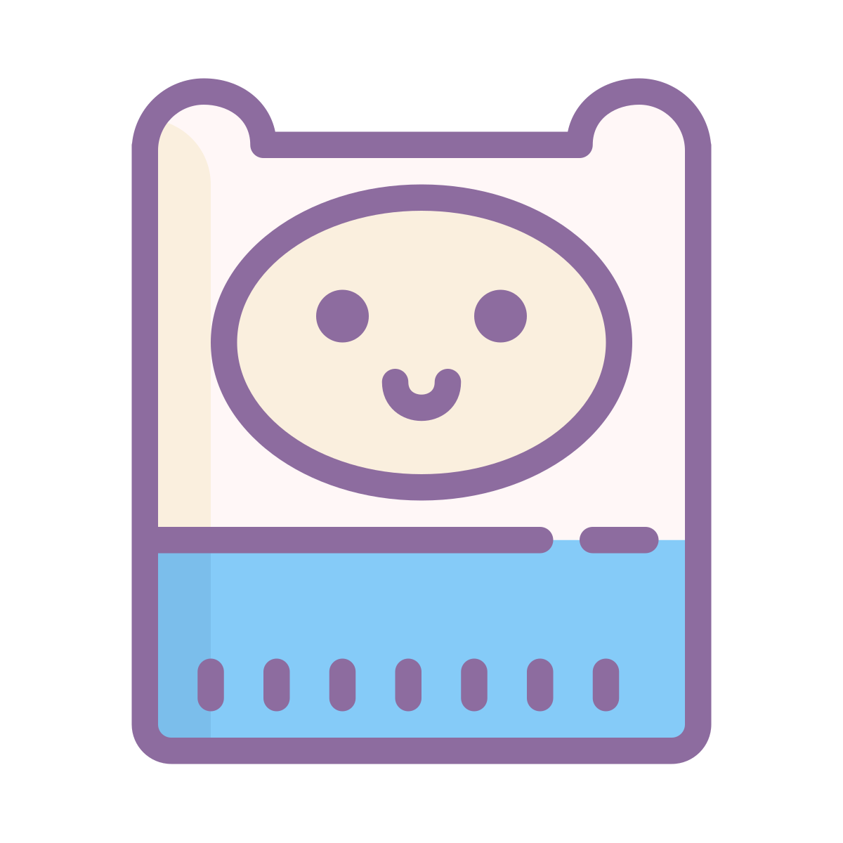 cute color style finn  v2 icon