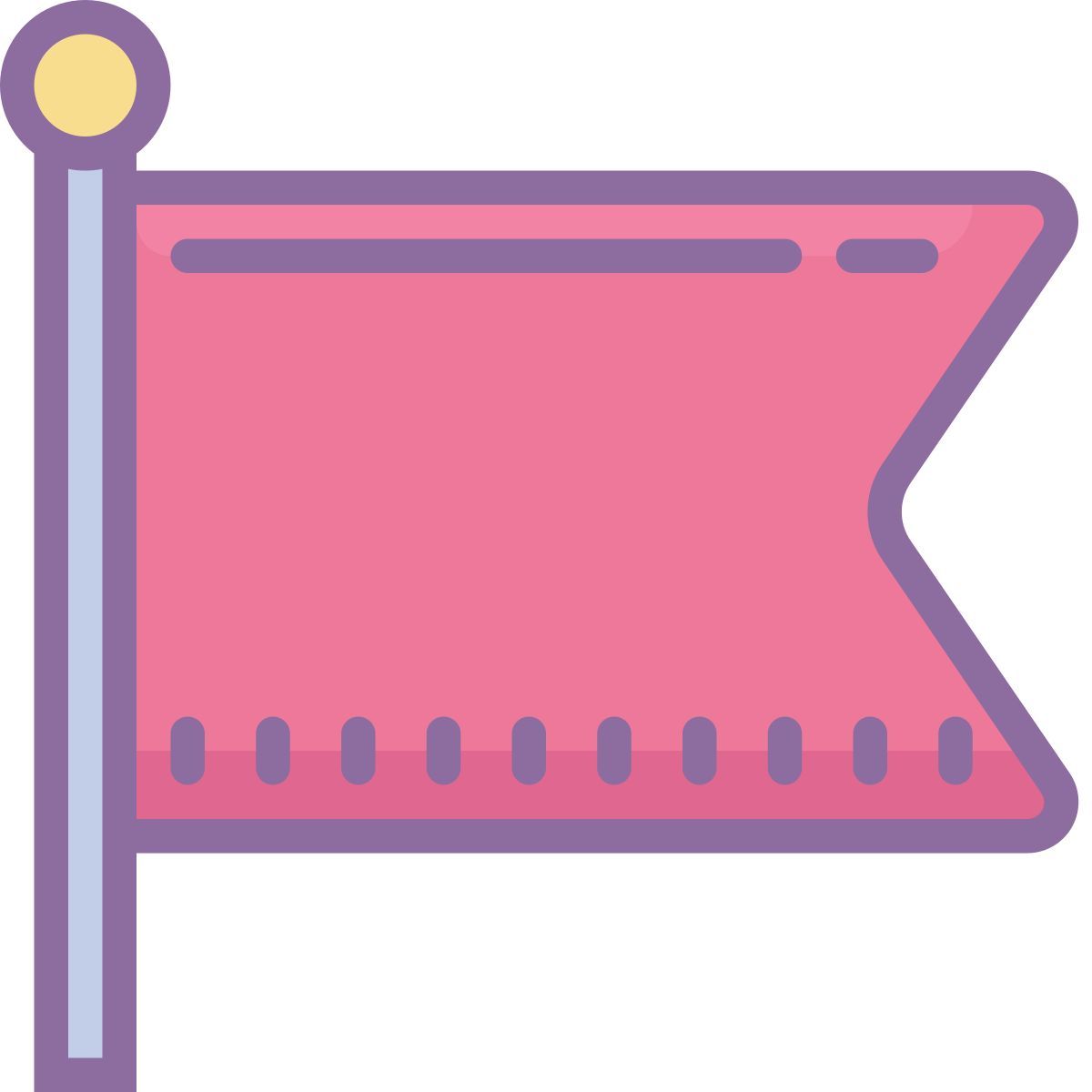 cute color style drapeau 2 icon