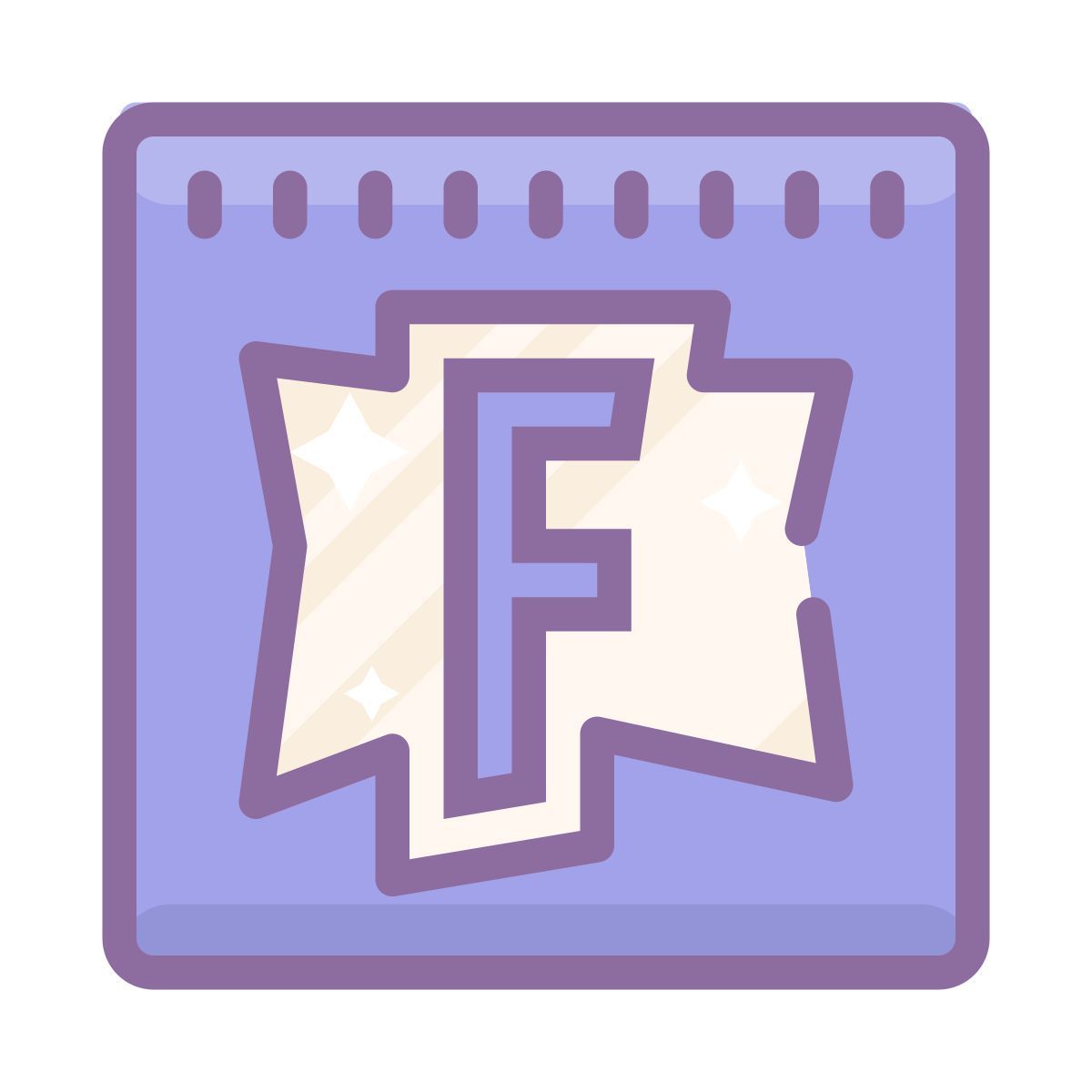 cute color style fortnite icon