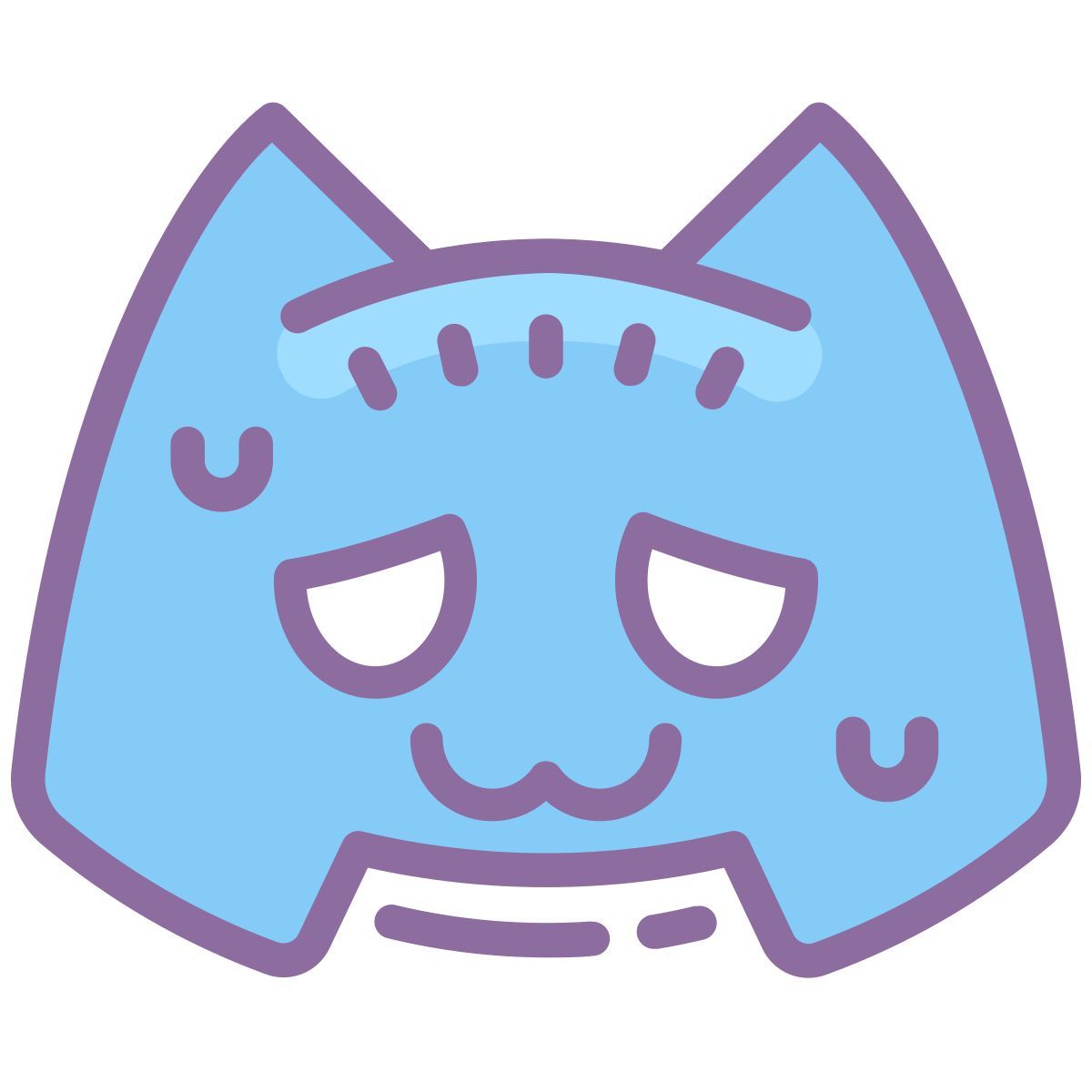 cute color style 모피 불화 icon