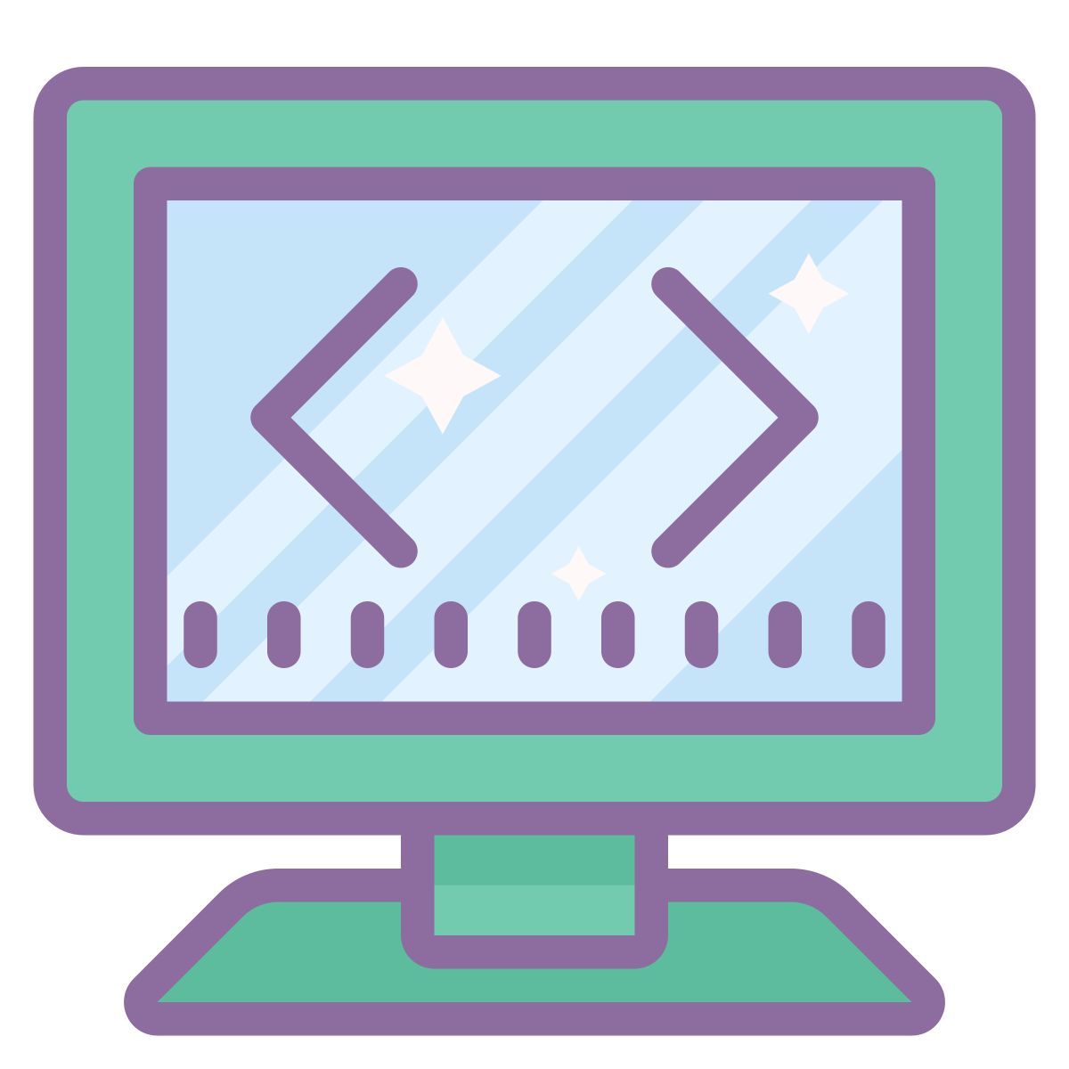 cute color style codifica icon