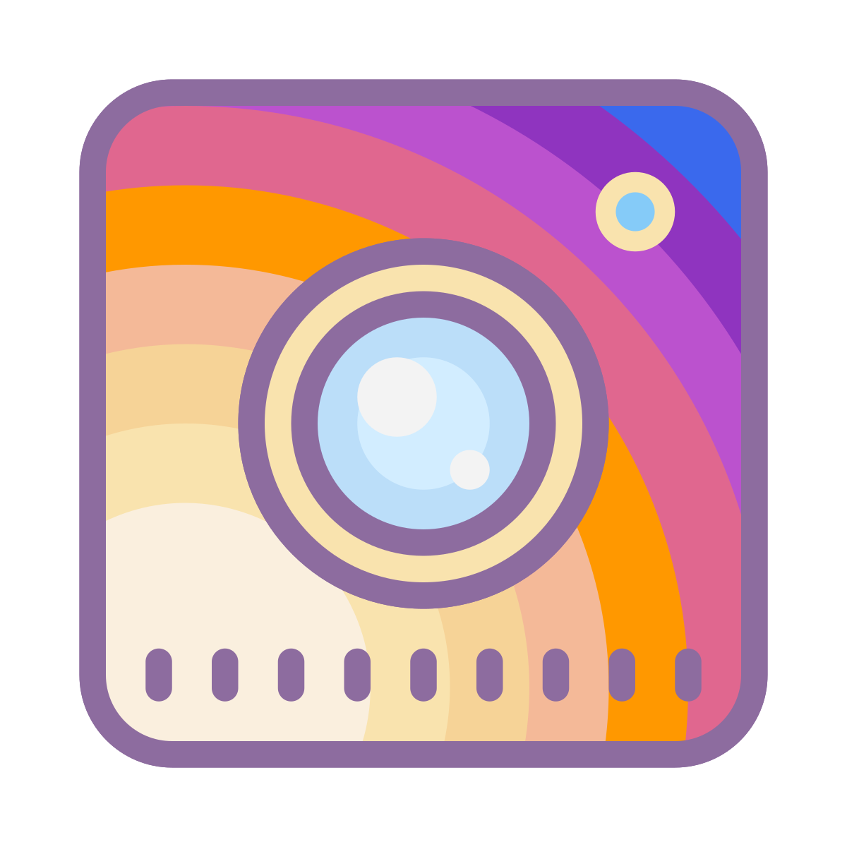 cute color style instagram  v2 icon
