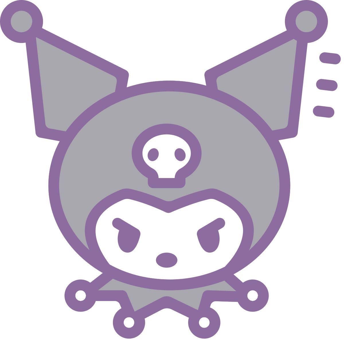 cute color style 쿠로미 icon