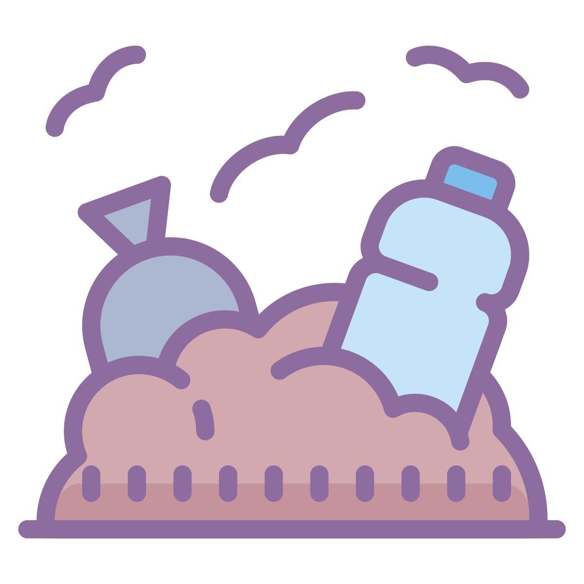 cute color style vertedero icon