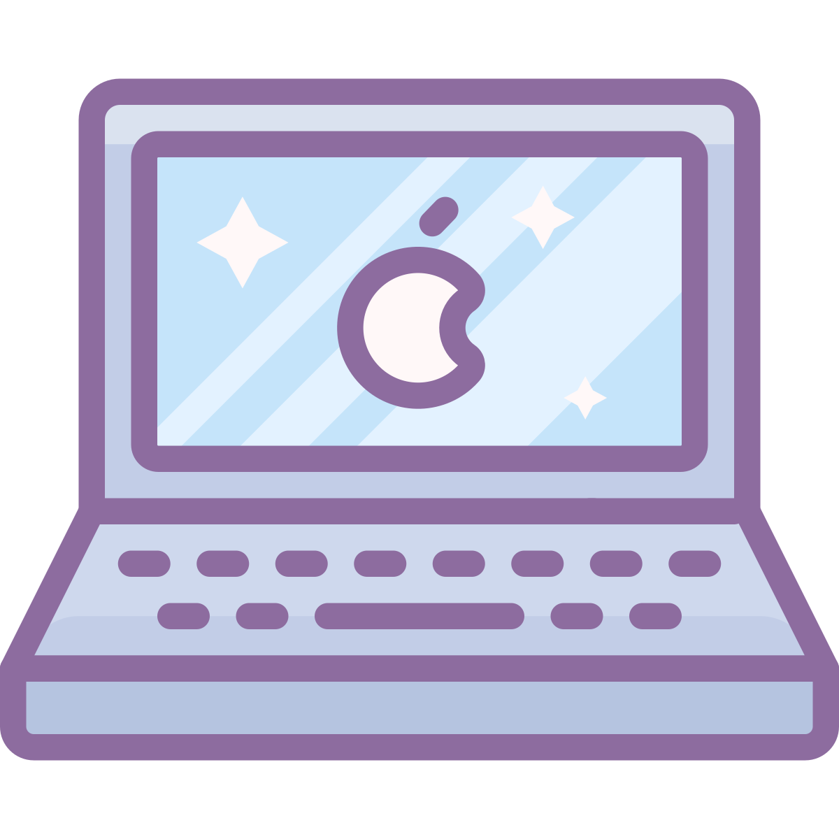 cute color style laptop  v2 icon