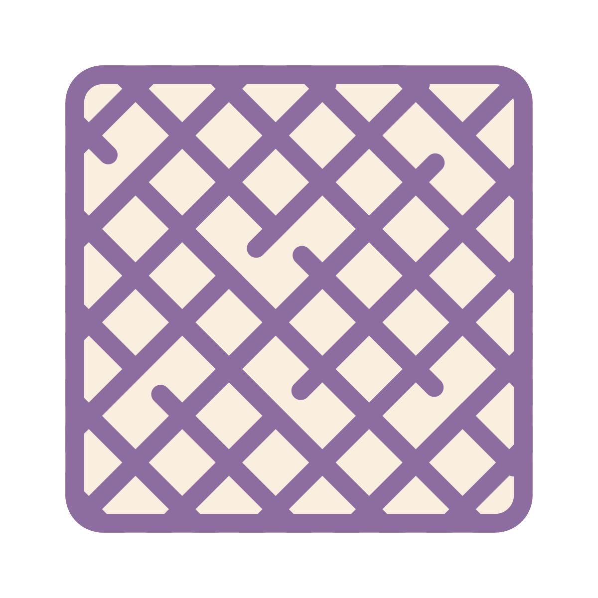 cute color style modello reticolare icon