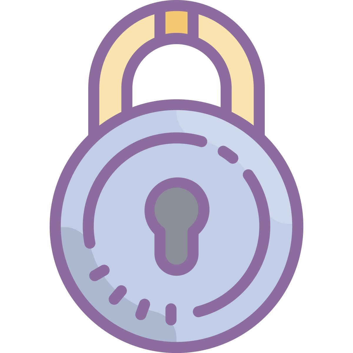 cute color style 2 잠금 icon