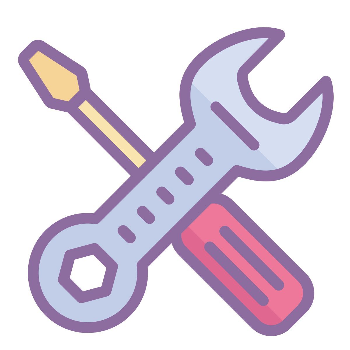 cute color style tools icon