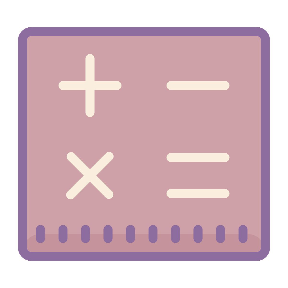 cute color style 数学 icon