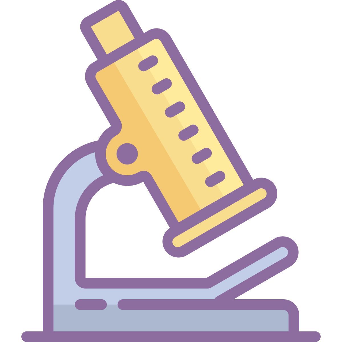 cute color style 현미경 icon