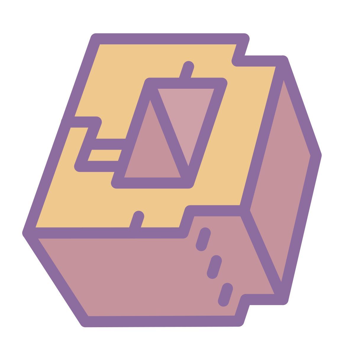 cute color style minecraft dungeons icon