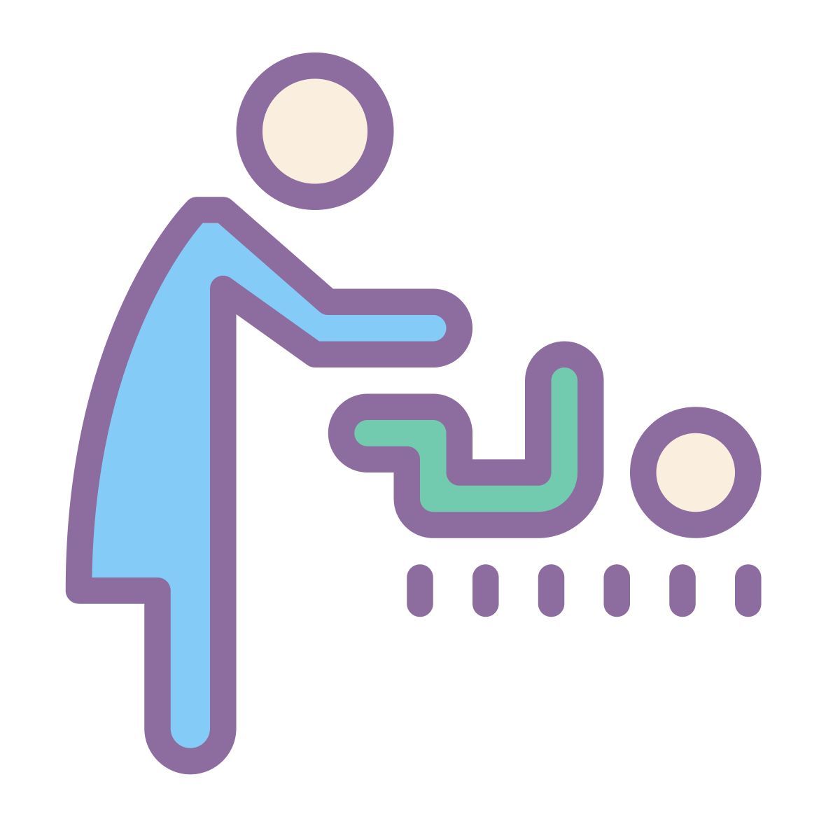 cute color style cuarto madre icon