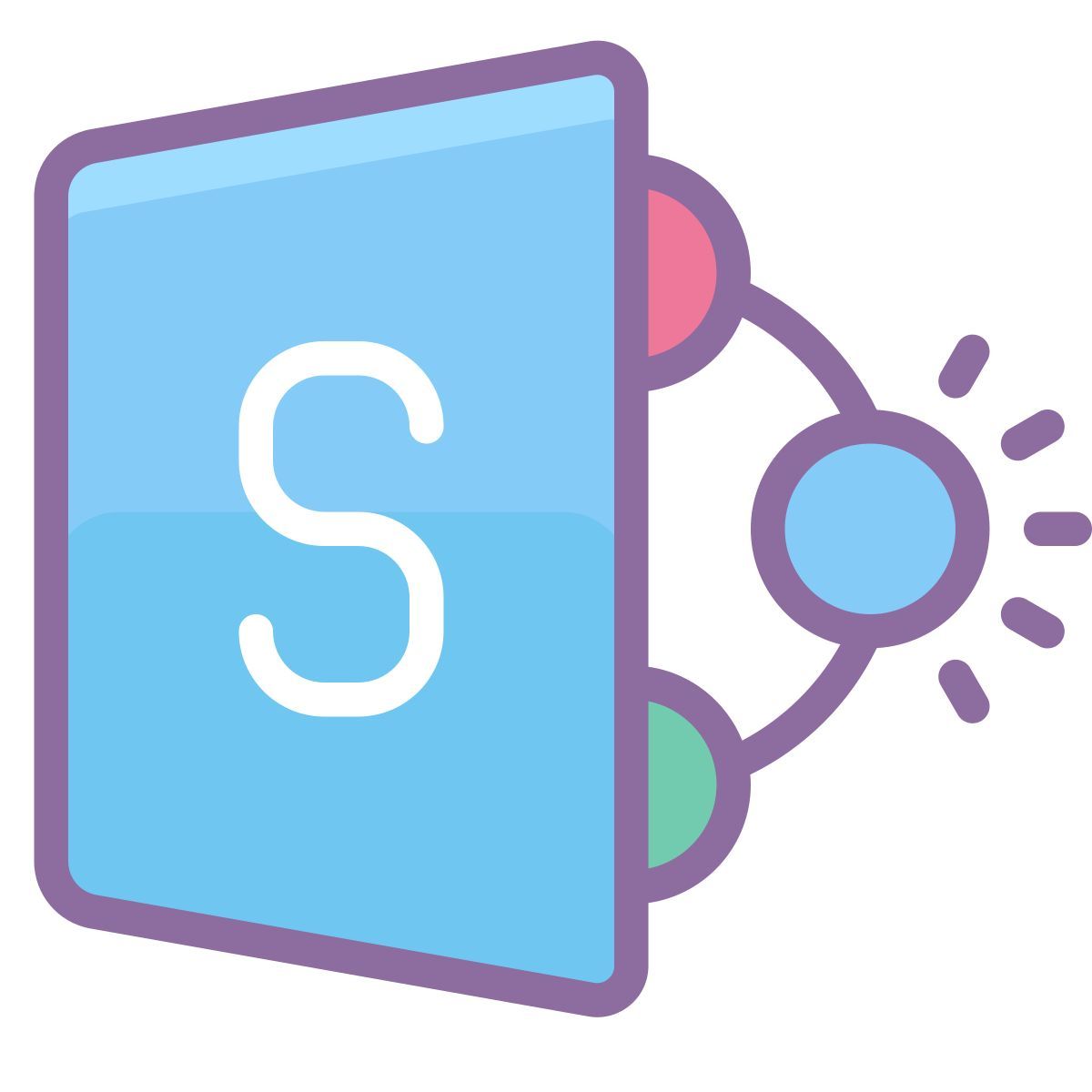 cute color style ms sharepoint icon