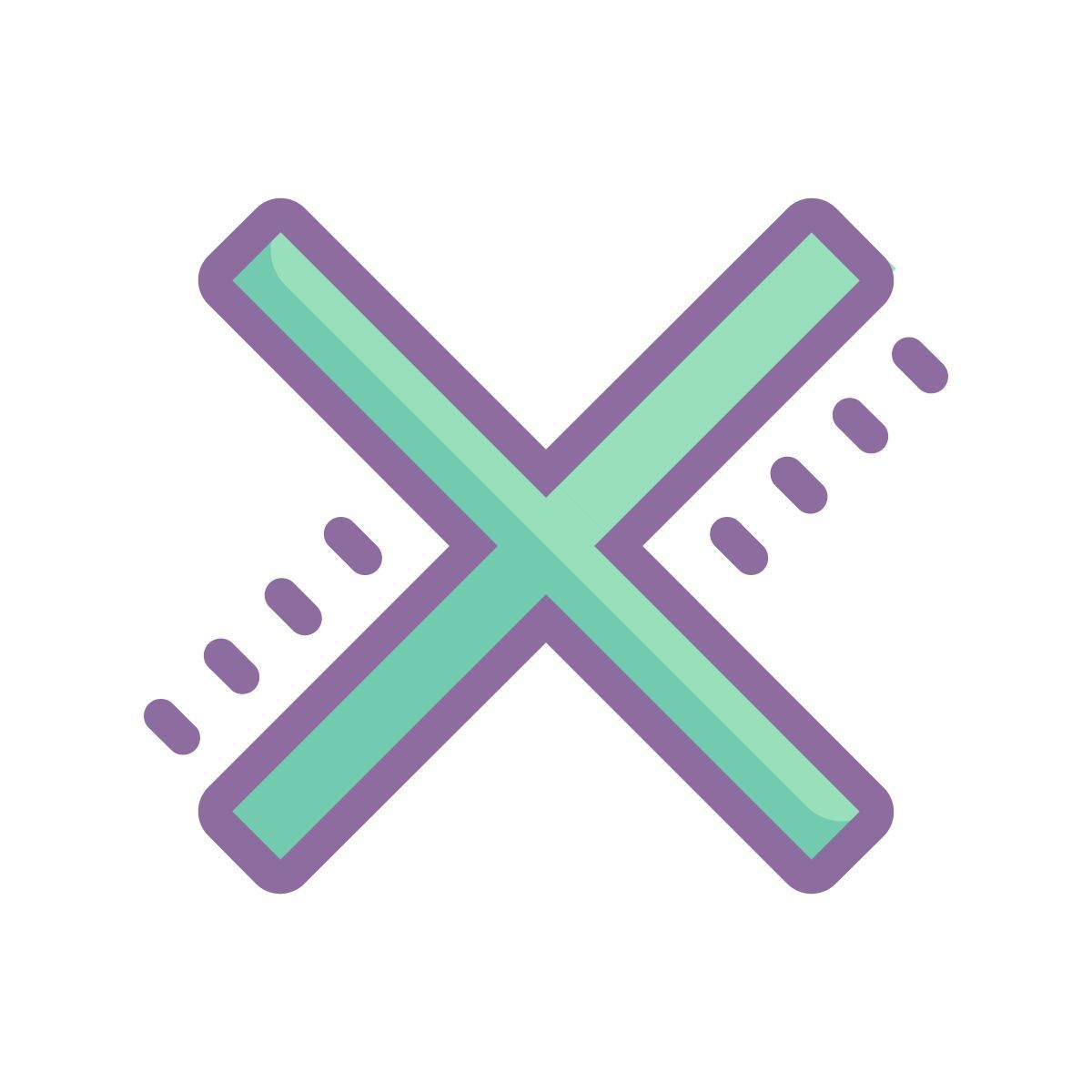 cute color style 곱하다 icon