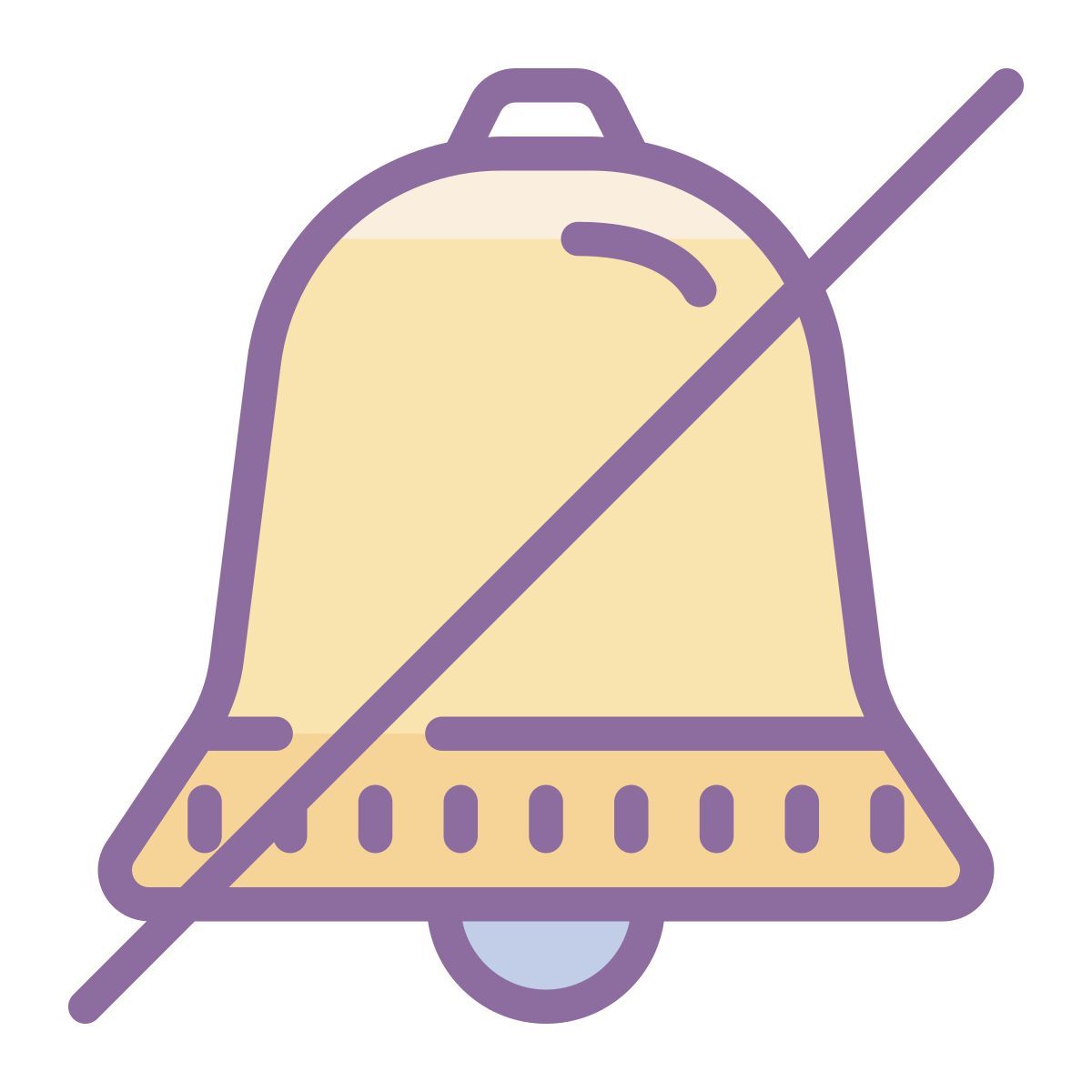 cute color style no reminders icon