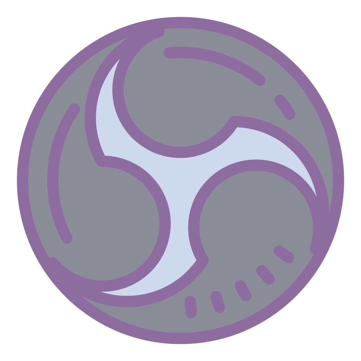 cute color style obs studio icon