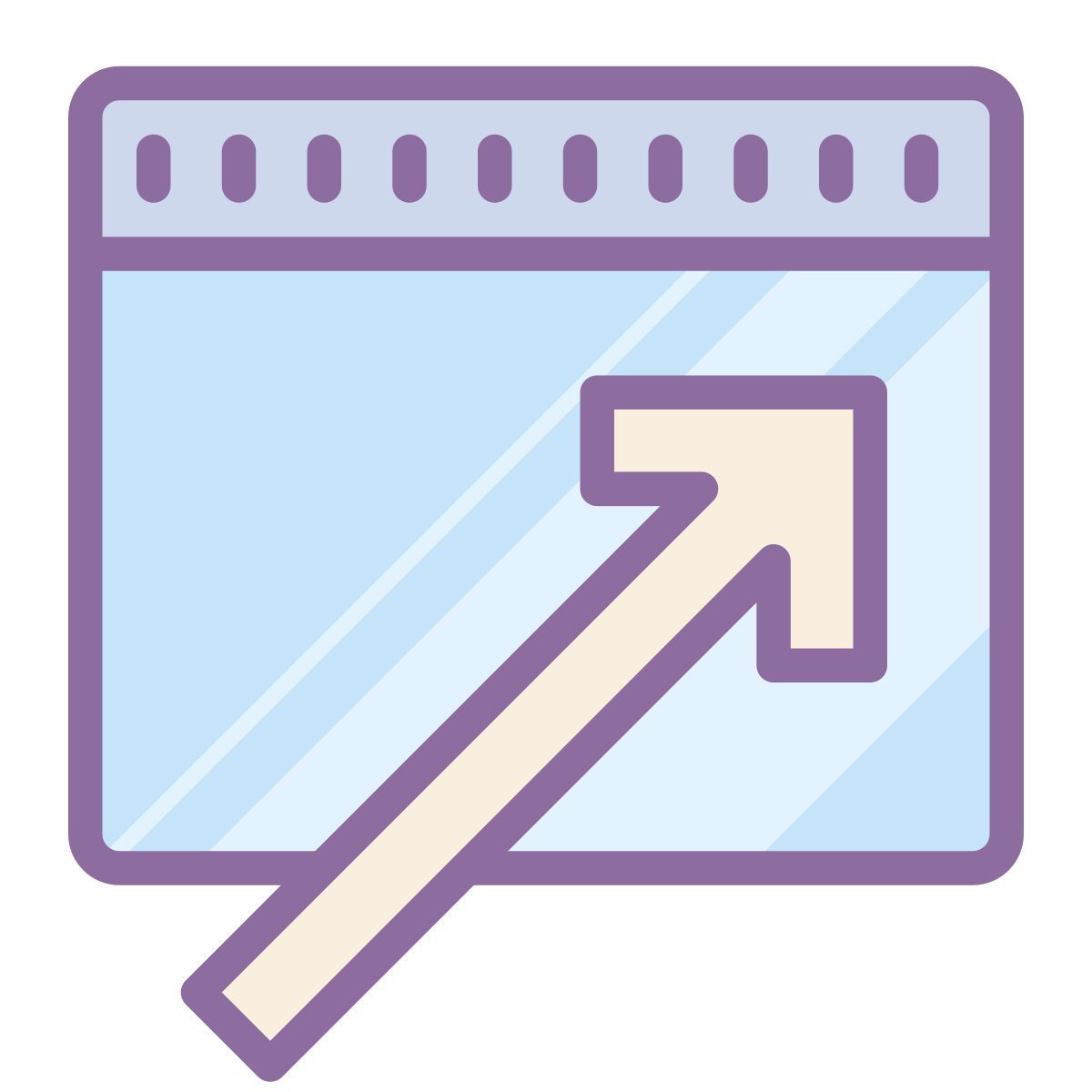 cute color style 온라인 광고 icon