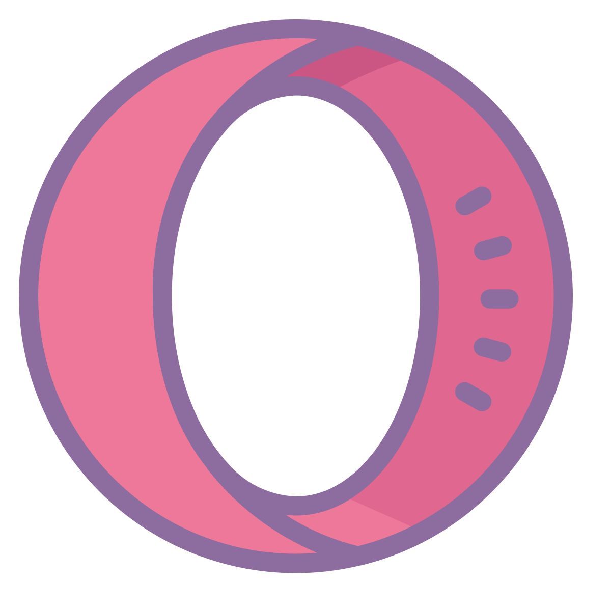 cute color style opera icon