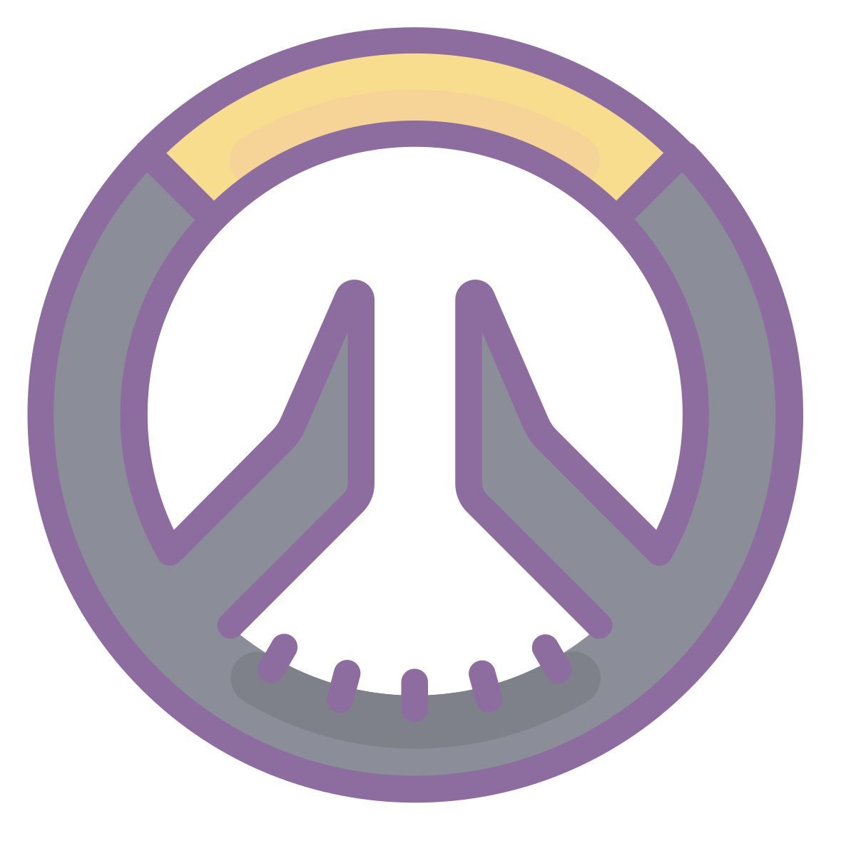 cute color style overwatch icon