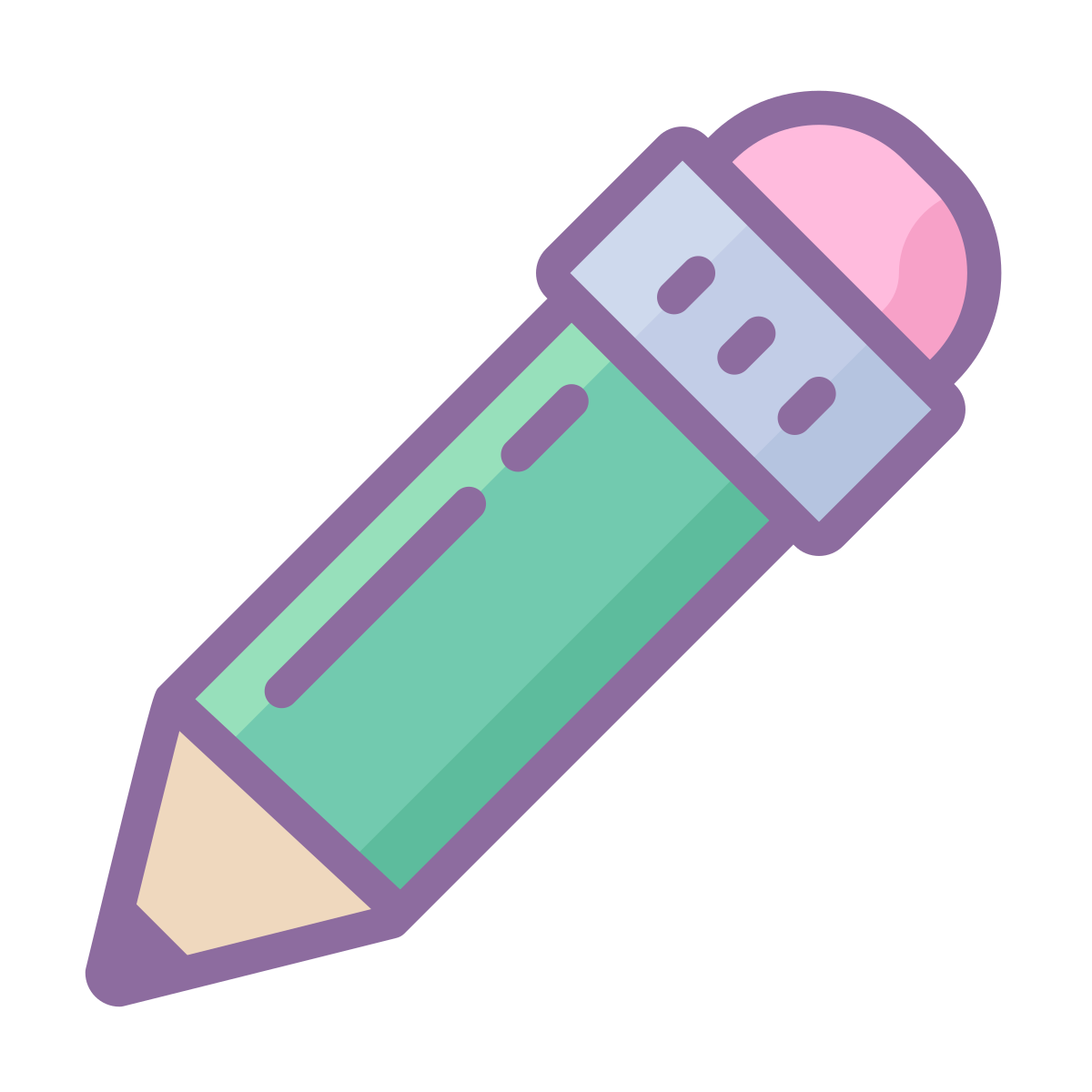 cute color style pencil  v2 icon