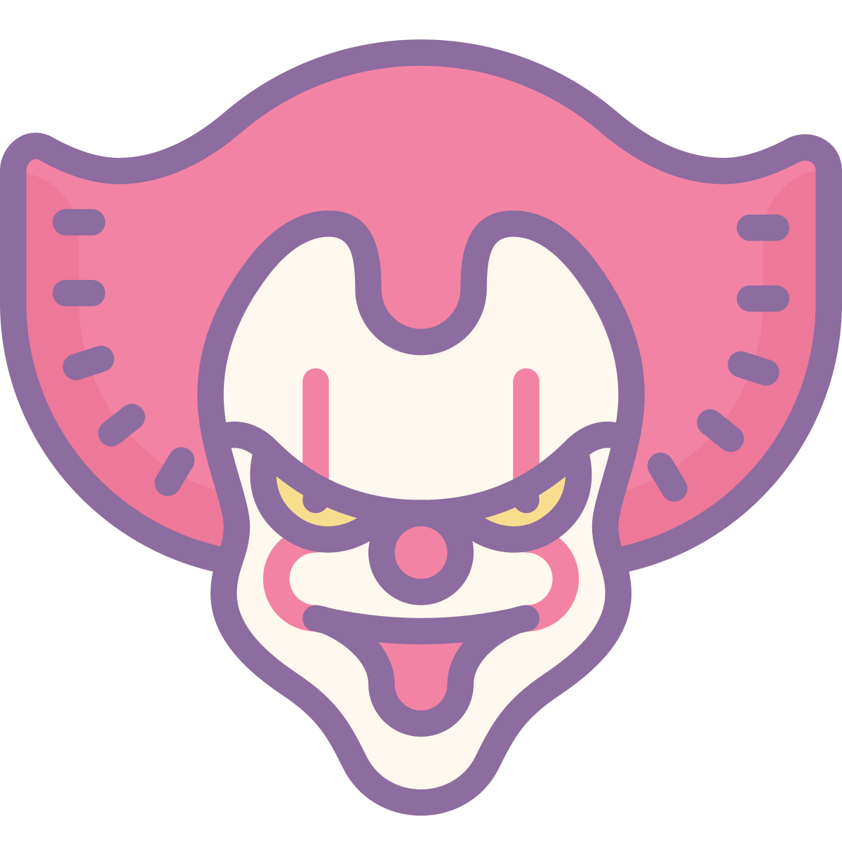 cute color style pennywise  v2 icon