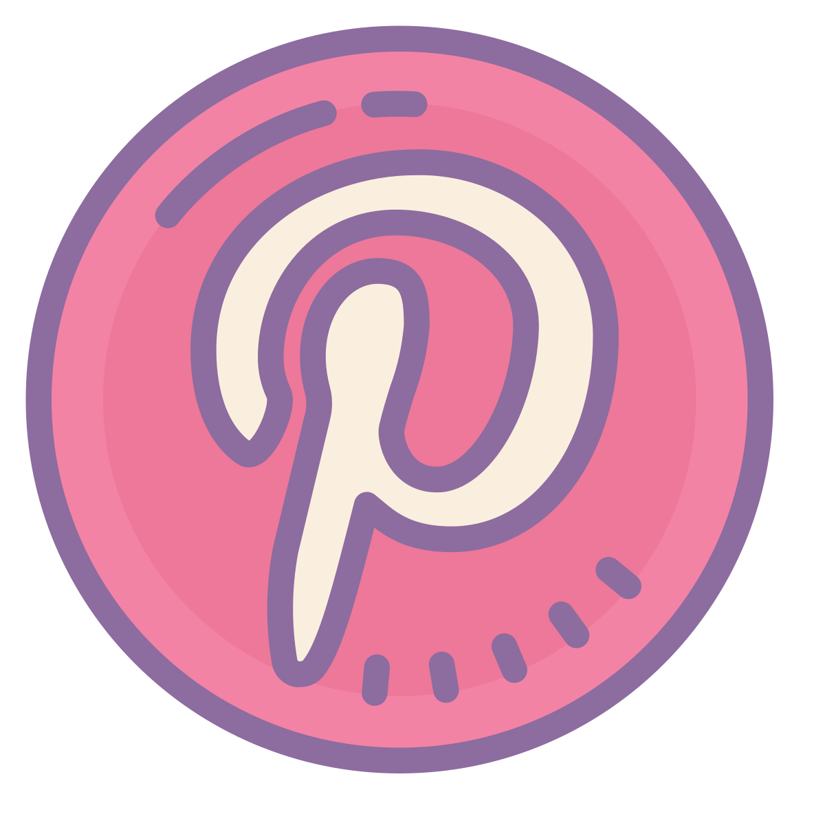 cute color style pinterest  v2 icon