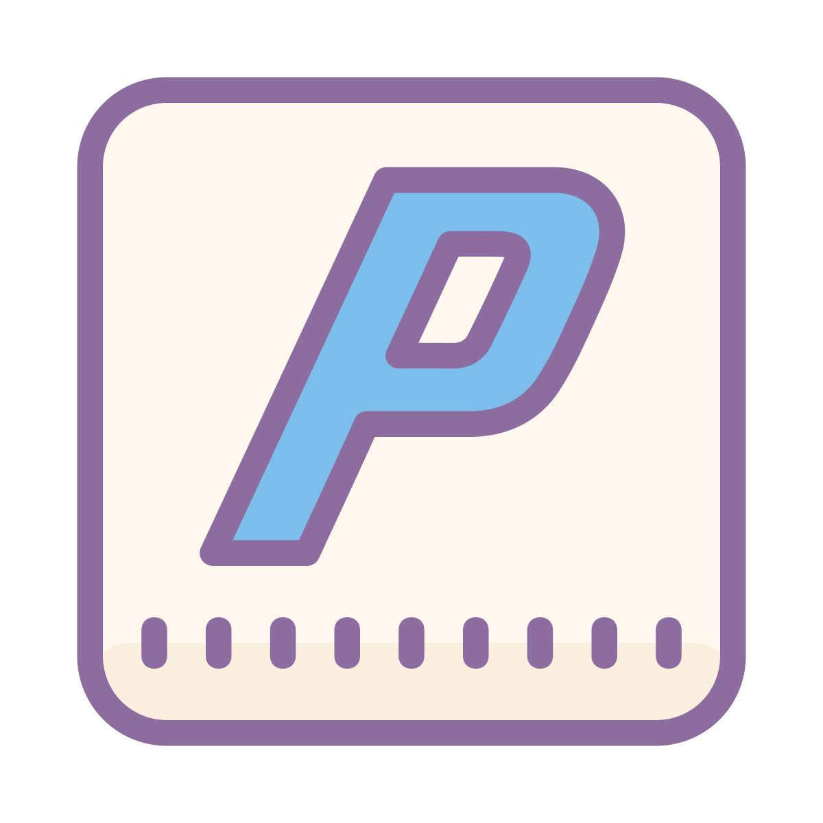 cute color style progressive icon