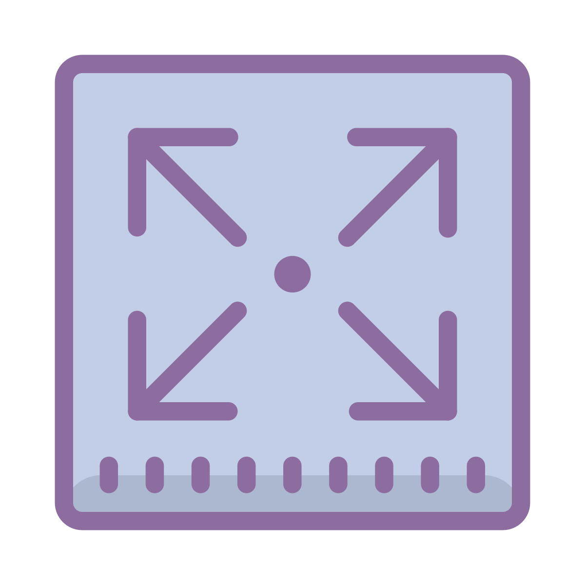 cute color style resize four directions  v2 icon