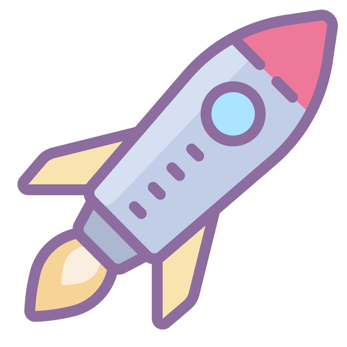 cute color style startup icon