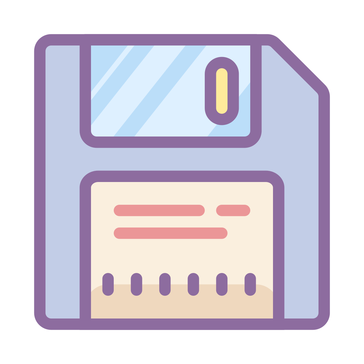 cute color style save  v2 icon