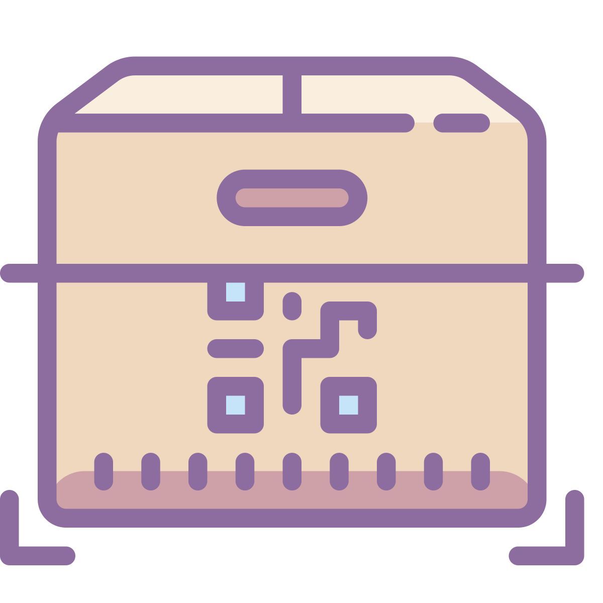 cute color style 스캔 증권 icon