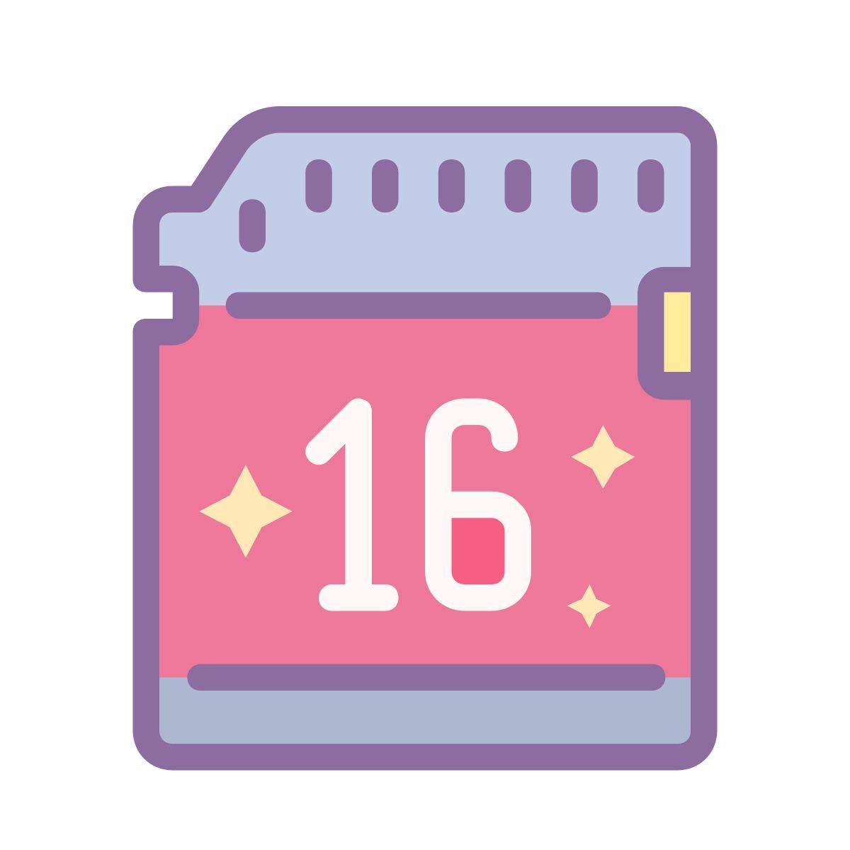 cute color style sd icon