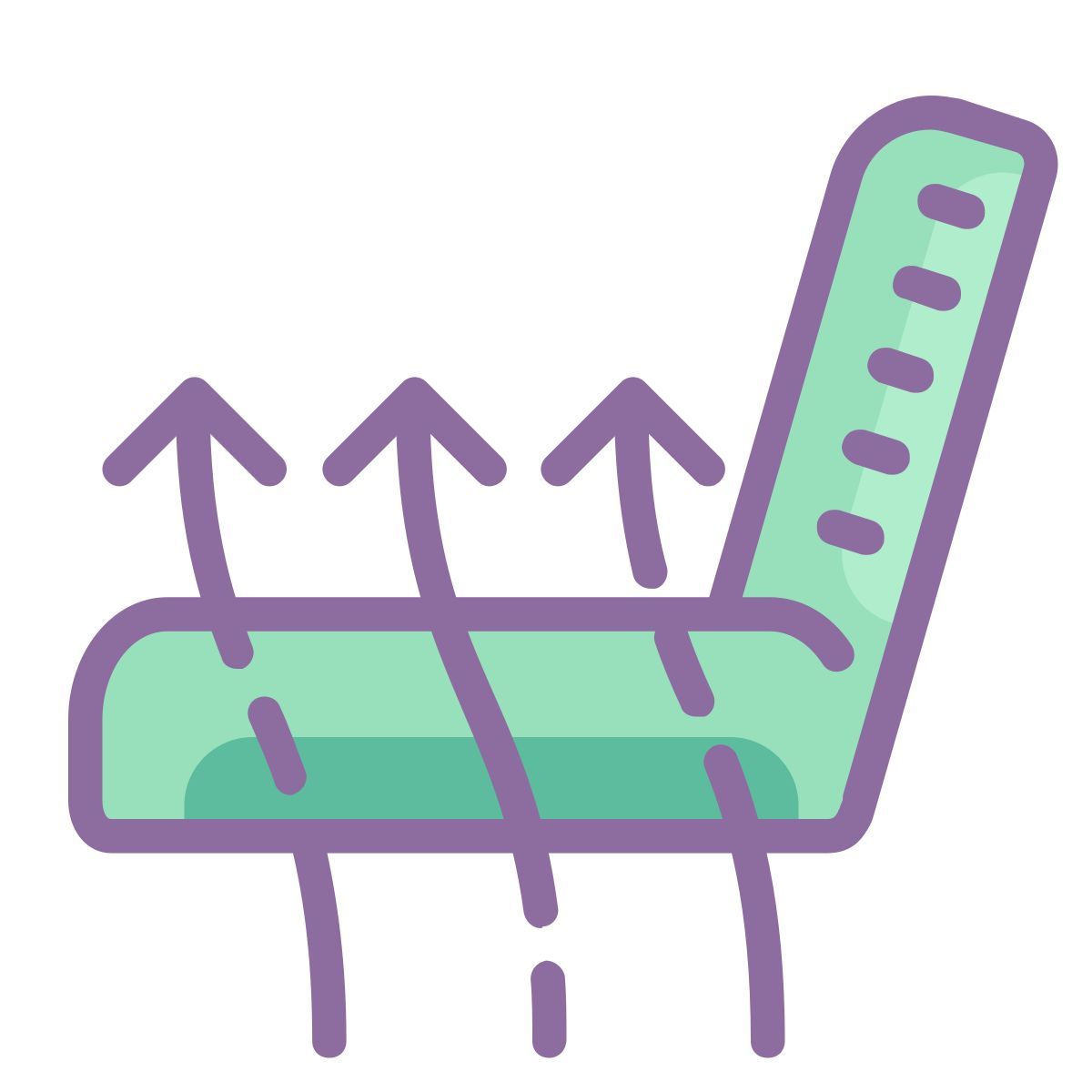 cute color style 座椅加热器 icon
