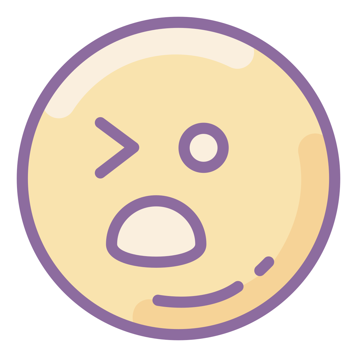cute color style shocker emoji  v2 icon