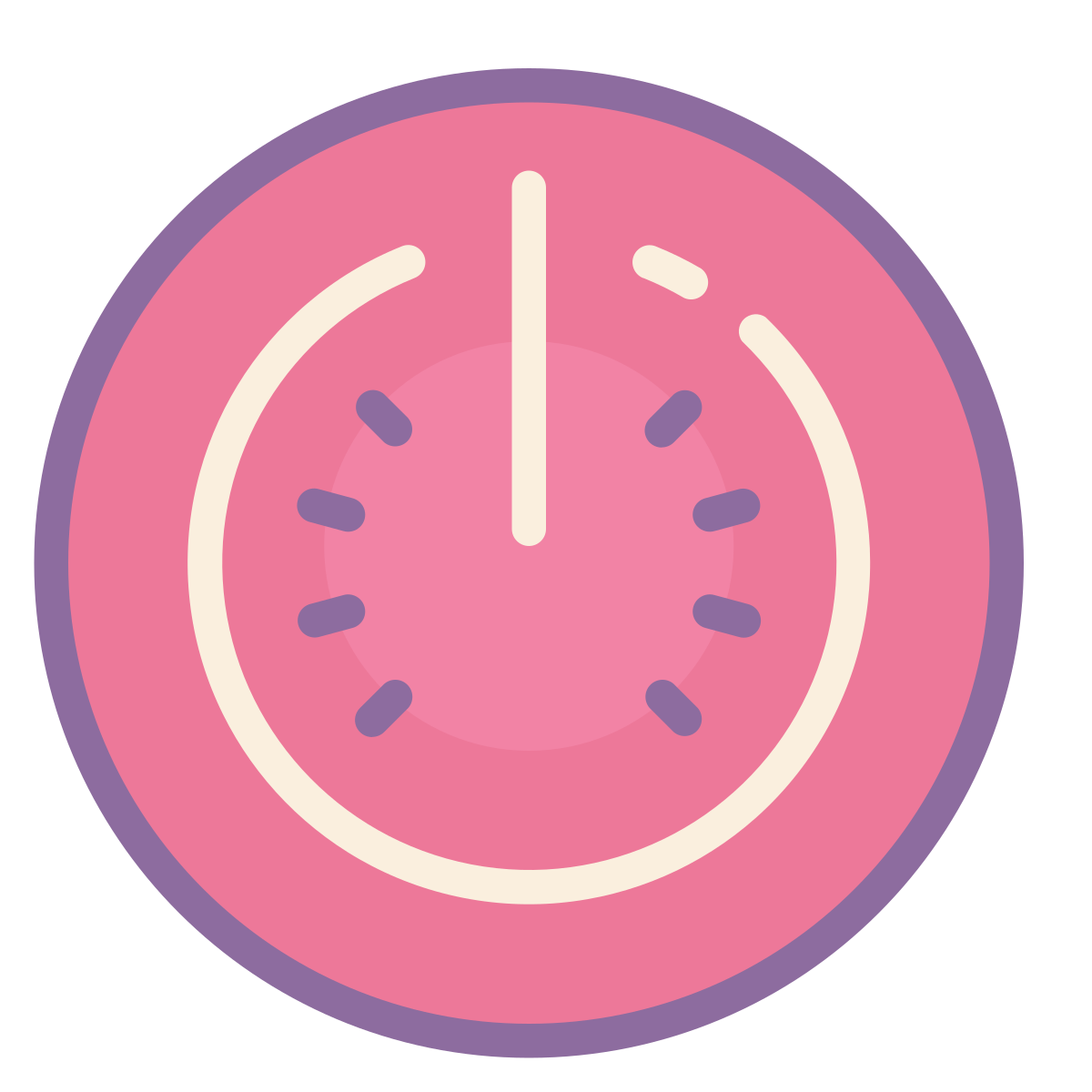 cute color style shutdown  v4 icon