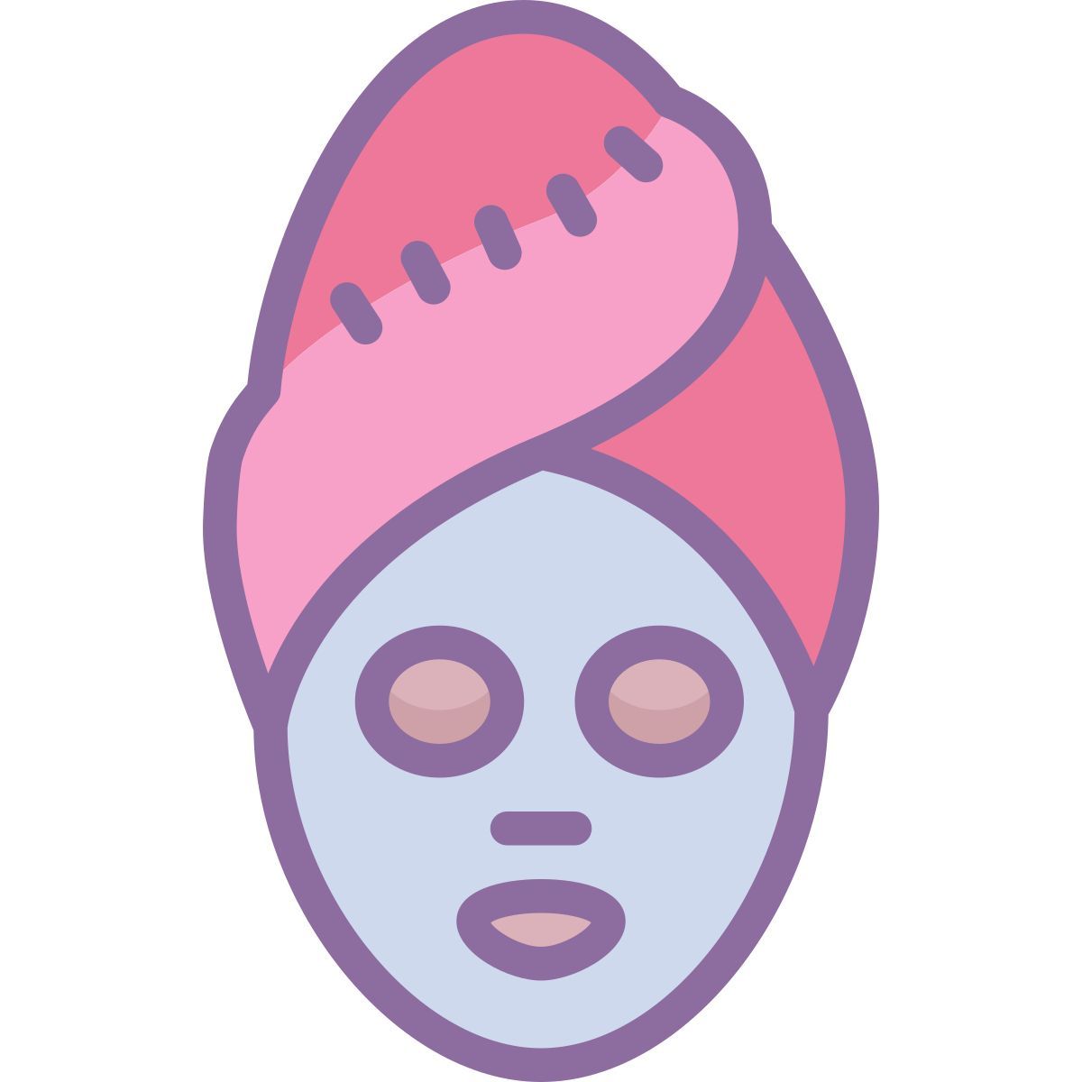 cute color style maschera spa icon