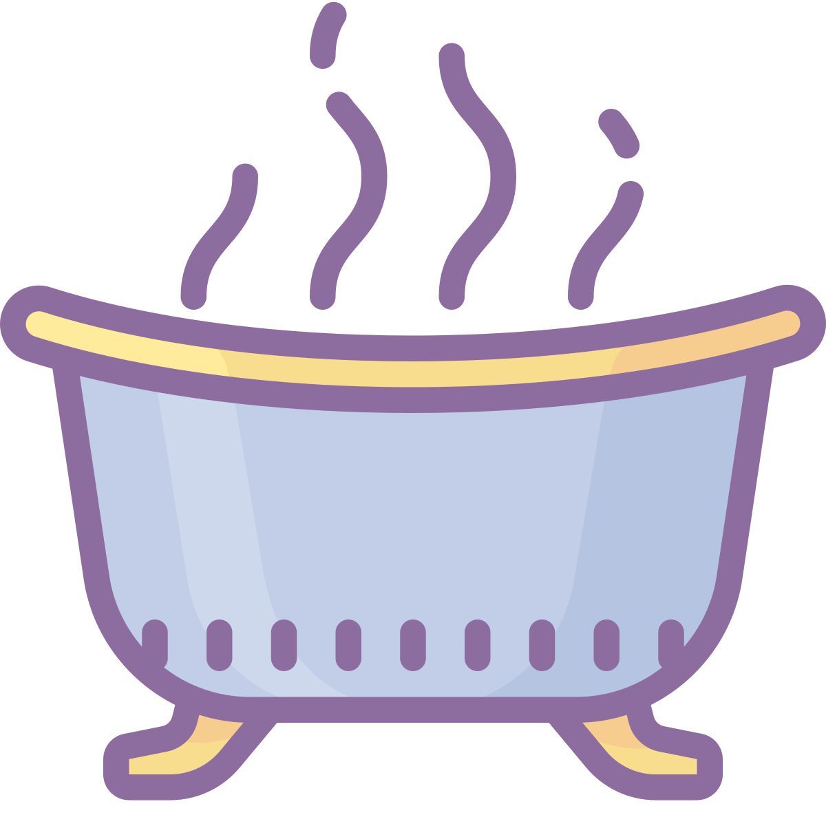 cute color style spa icon