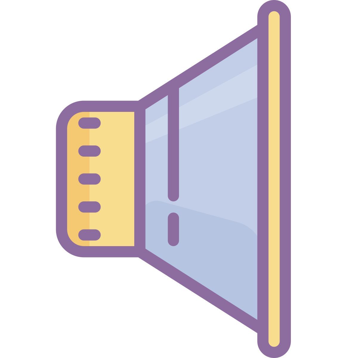 cute color style 스피커 icon