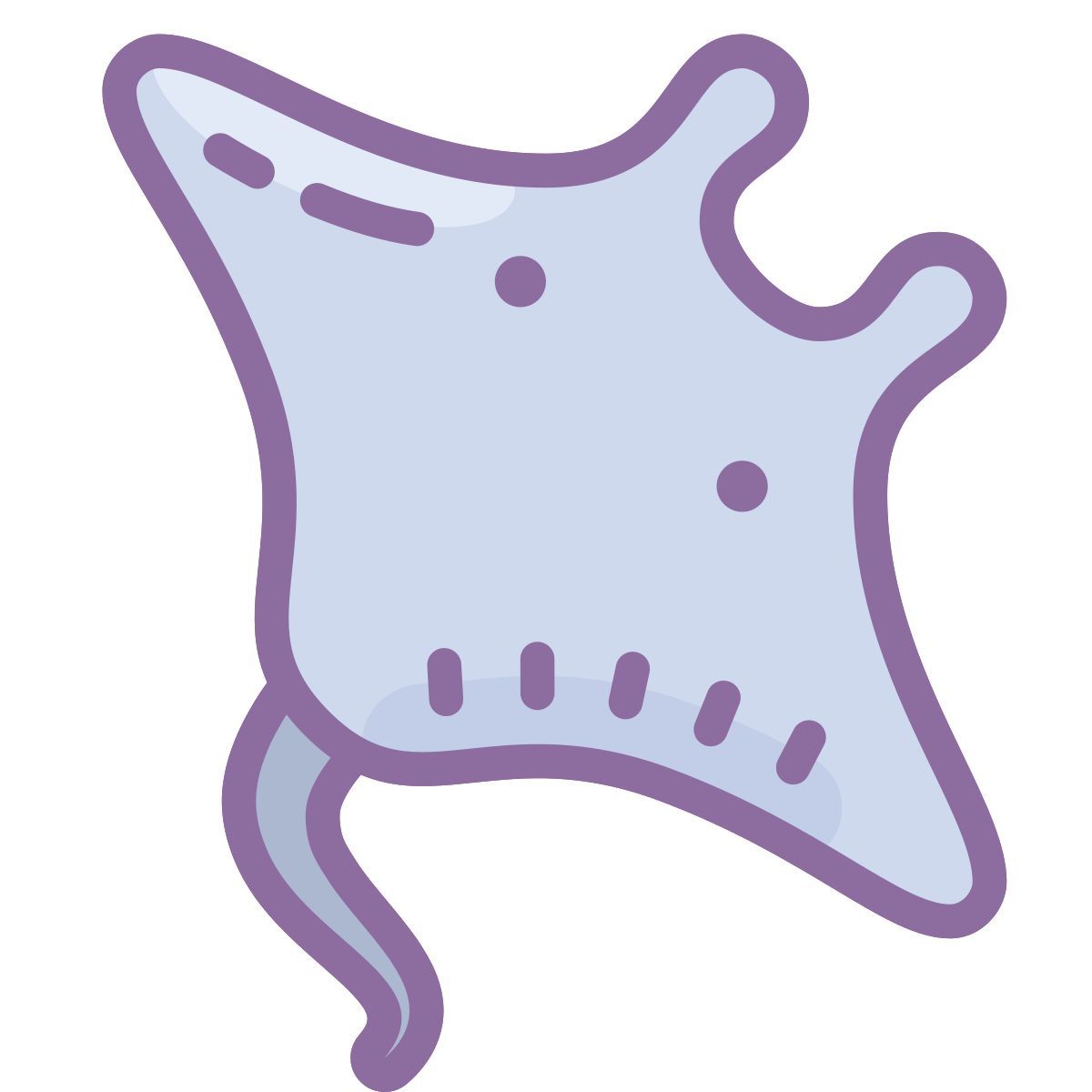 cute color style 黄貂鱼 icon