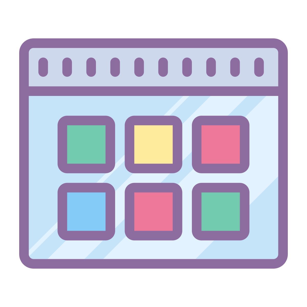 cute color style 썸네일 icon