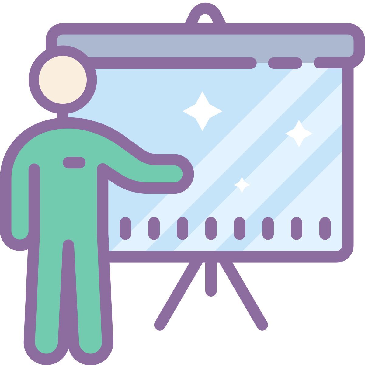 cute color style formación icon