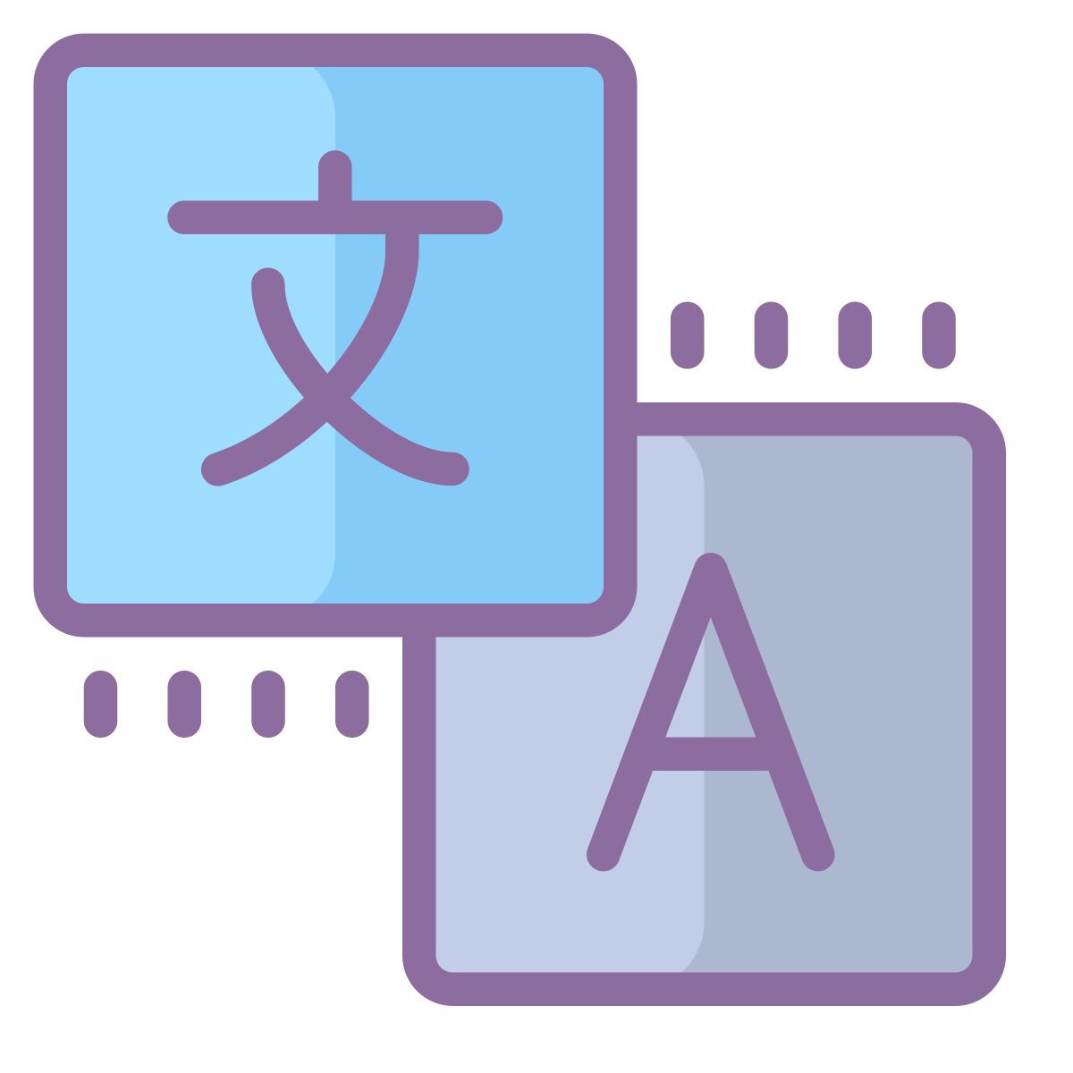 cute color style traduction icon