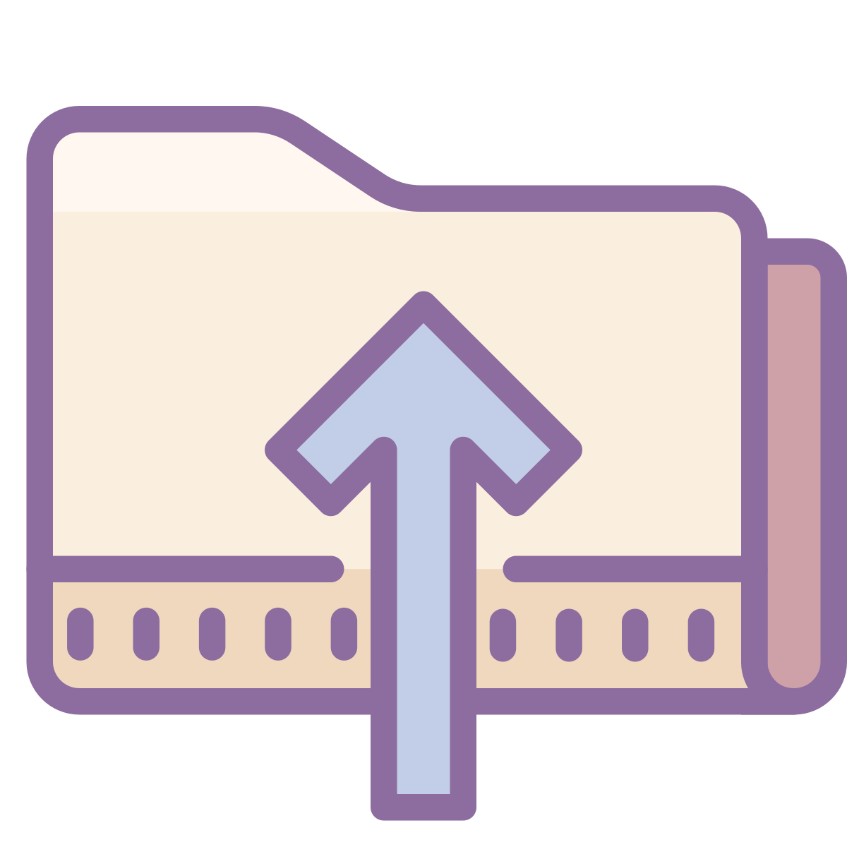 cute color style upload  v2 icon