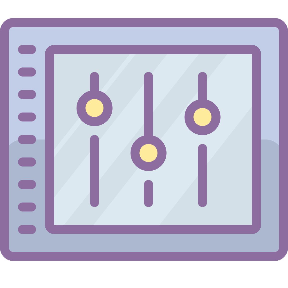 cute color style adjust icon