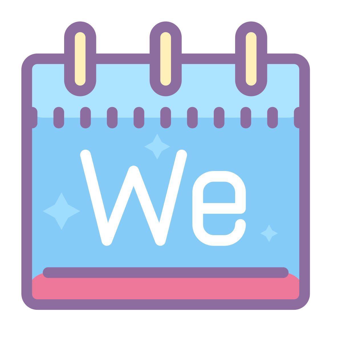 cute color style wednesday icon