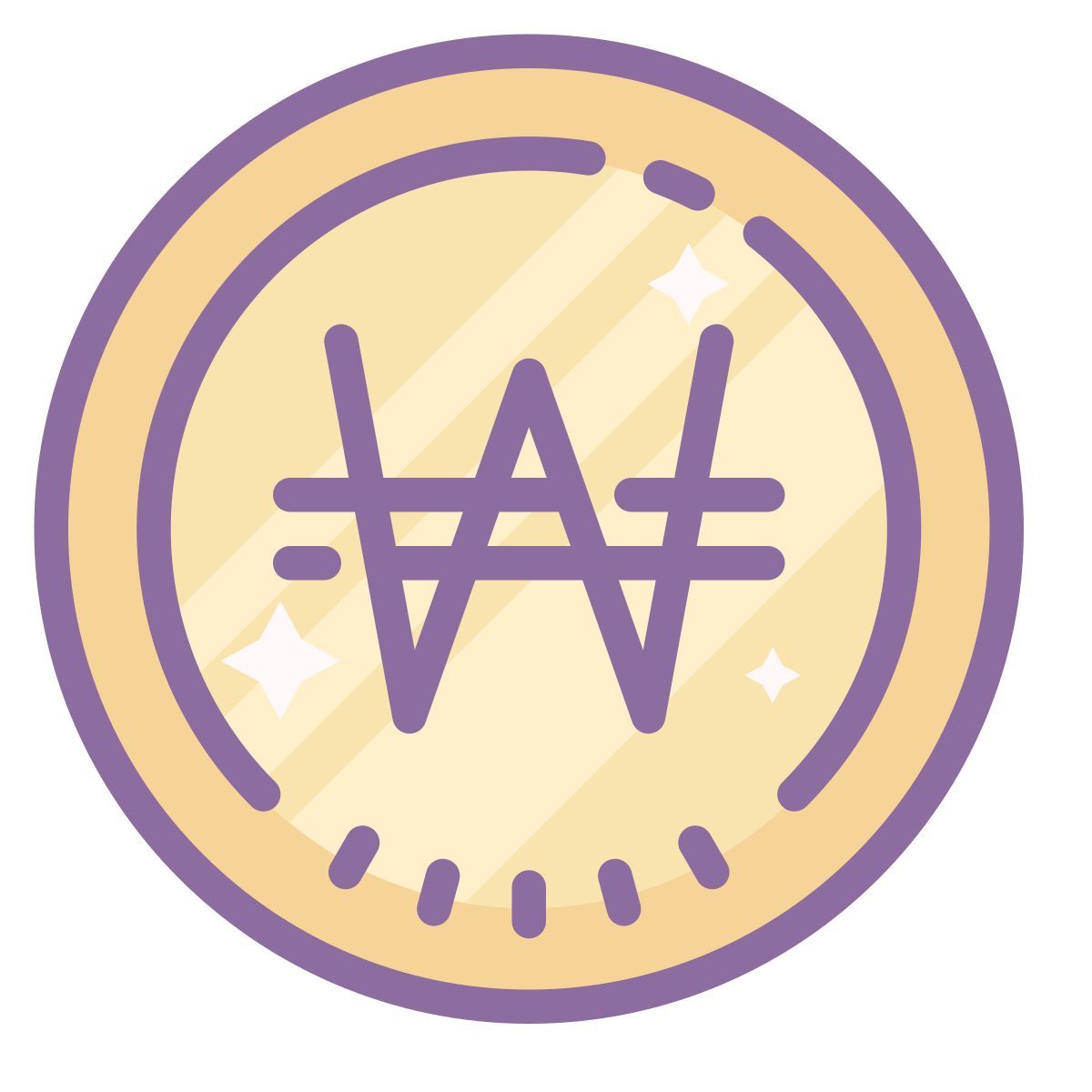 cute color style 韩元 icon