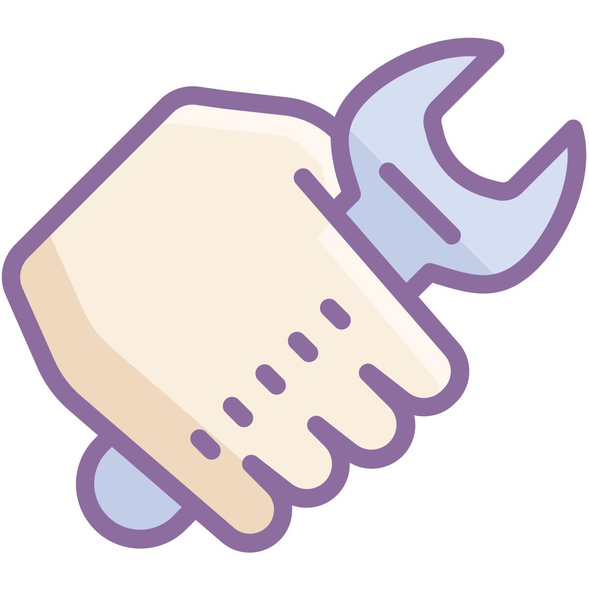 cute color style maintenance icon