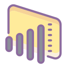 Power BI icon in Cute Color Style